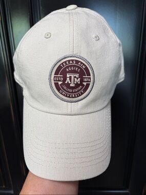 Aggies Beige Baseball Cap - Unisex